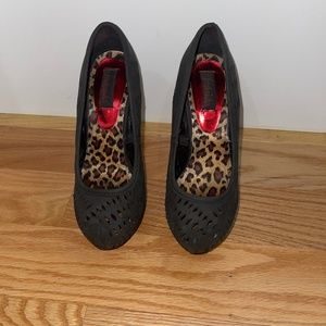 Frederick's of Hollywood black heels